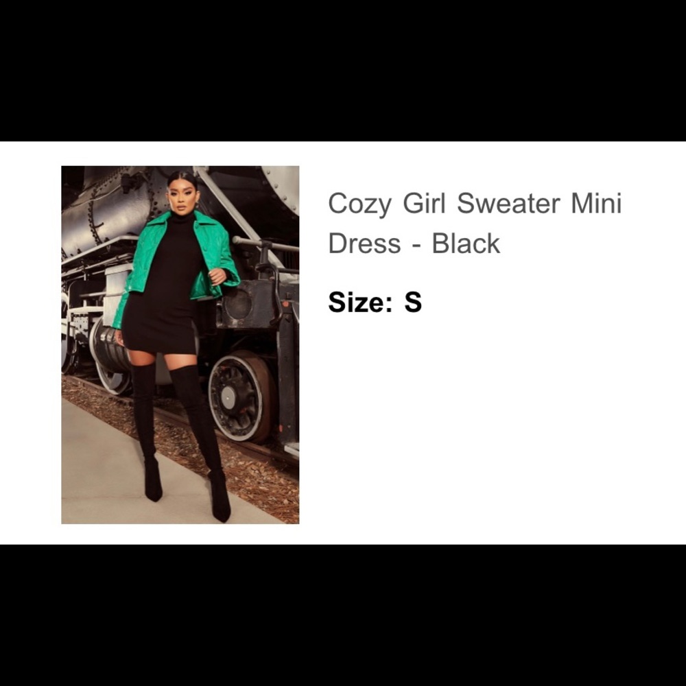 Cozy Girl Sweater Mini Dress